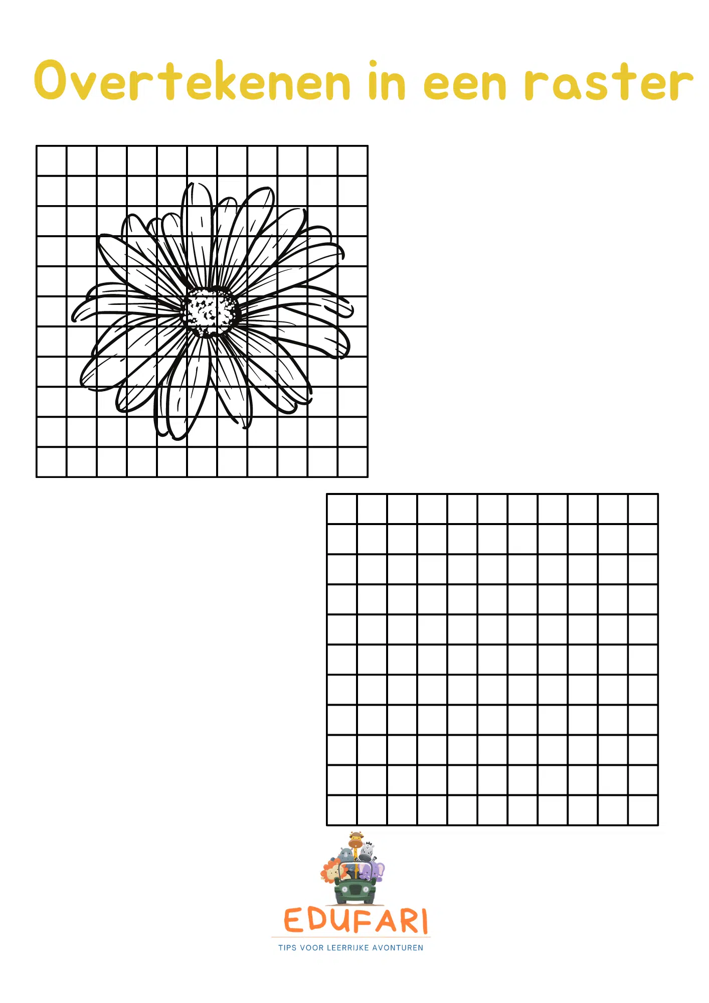 Raster Download Leren tekenen met een raster - downloads - Edufari